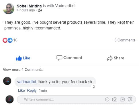 customer review